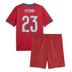 Portugal Vitinha #23 Replika Hemmatröja Barn VM 2026 Kortärmad (+ Korta byxor)